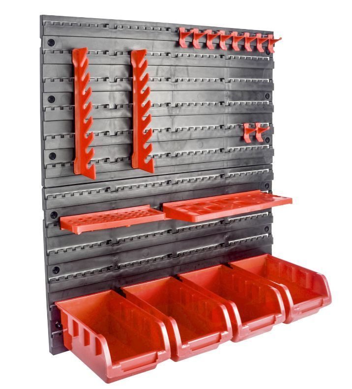 YS12111 20 Piece Plastic Mounted Wall DIY Tool — storage box by WIS Technology